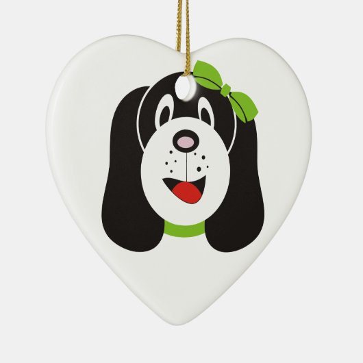 Joyeux ornement de chiot stupide (Droite)