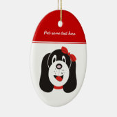 Joyeux ornement de chiot stupide (Droite)