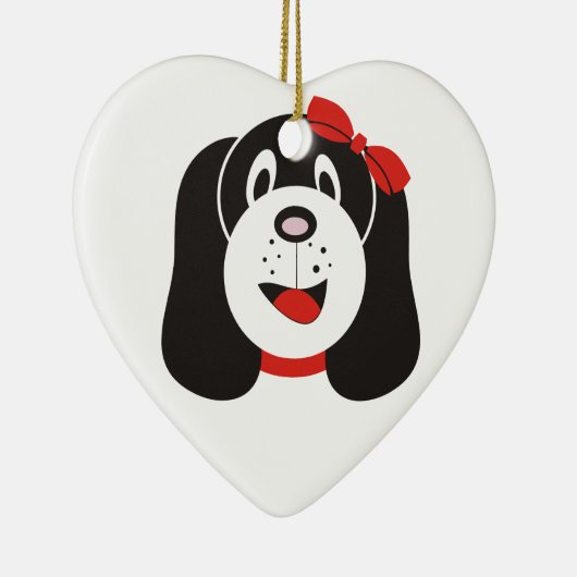 Joyeux ornement de chiot stupide (Droite)