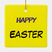 Joyeux ornement de conception de Tulipes Jaunes de (Dos)