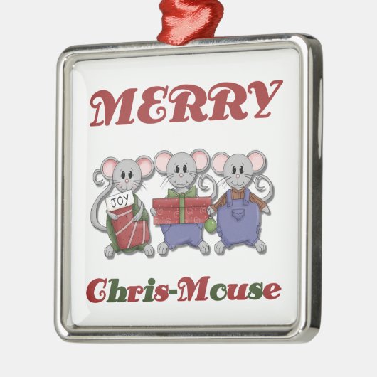 Joyeux ornement de conservation Chris-Mouse (Gauche)