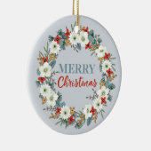 Joyeux ornement de Noël avec photo personnalisée (Droite)