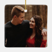 Joyeux ornement de Noël en hiver - Vert (Dos)