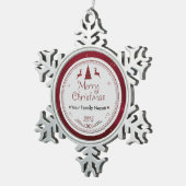Joyeux ornement d'hiver de Noël - juste ajouter un (Vue impression)