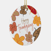 Joyeux ornement en céramique Friendsgiving (Droite)