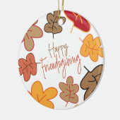 Joyeux ornement en céramique Friendsgiving (Gauche)