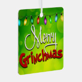 joyeux ornement en métal grinchmas (Avant droite)