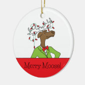 Joyeux ornement Moose (Gauche)