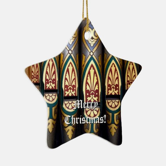 Joyeux ornement orgue de Noël (Droite)