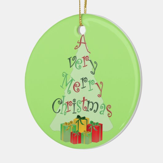 Joyeux ornements d'arbre de Noël (Gauche)