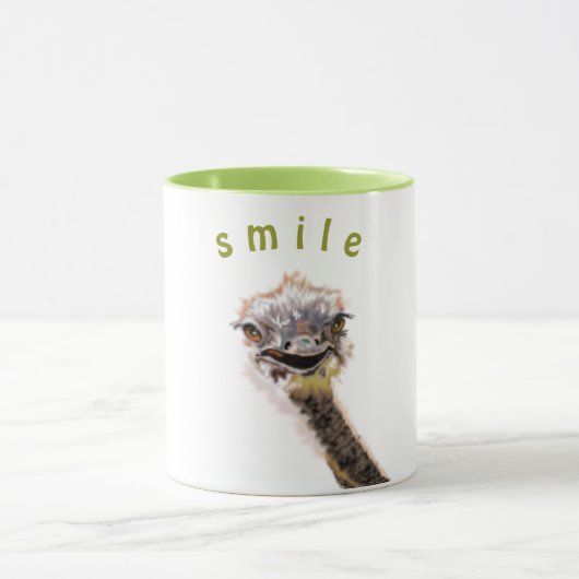 Joyeux Ostrich Mug Smile (Centre)