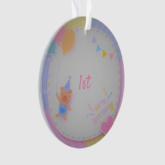 Joyeux Ours d'anniversaire  (devant)