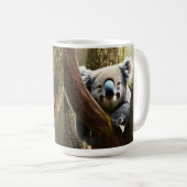 Joyeux Ours Koala Australien Dans L'Arbre, Mug De (Devant droit)