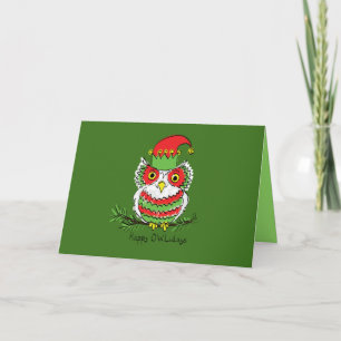 Joyeux OWLidays - Carte de voeux de la Chouette de