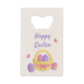 Joyeux panier de Pâques et papillons (Devant)