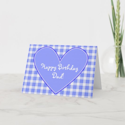 Joyeux papa d'anniversaire ! Carte (Devant)
