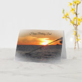 Joyeux papa d'anniversaire, pêche à la carte de co (Fleur jaune)