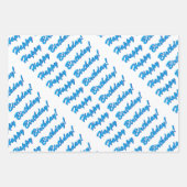 Joyeux papier d'enveloppement d'anniversaire (Devant 2)