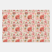 Joyeux papier d'enveloppement de Noël (Devant 3)