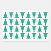 Joyeux papier d'enveloppement de Noël Jeu de 3 feu (Devant 3)