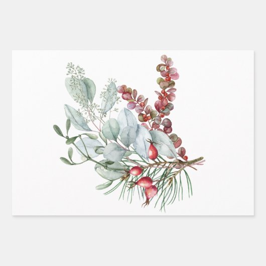 Joyeux papier enveloppant Noël (Devant)