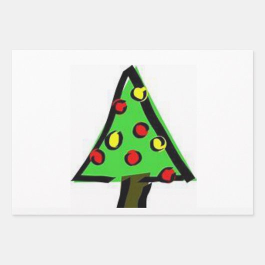 Joyeux papier enveloppant Noël (Devant 3)