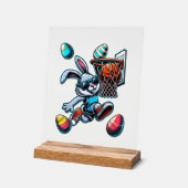 Joyeux Pâques Basketball Garçons Lapin de Pâques D (Angle)