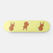 Joyeux Pâques Bunny Skateboard (Horz)