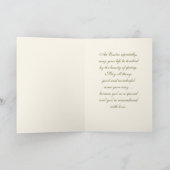 Joyeux Pâques. Carte de Pâques Art (Intérieur)