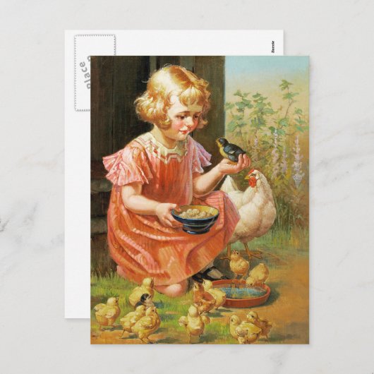 Joyeux Pâques. Cartes postales (Devant / Derrière)