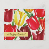 Joyeux Pâques. Cartes postales de peinture des tul (Devant)