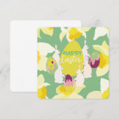 Joyeux Pâques. Invitation (Devant / Derrière)