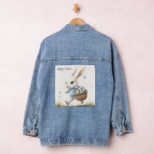 Joyeux pâques, lapin de Pâques marchant avec des o (Hangar)