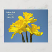 Joyeux Pâques ! Poster Les Cartes Quand Dieu Souri (Devant)