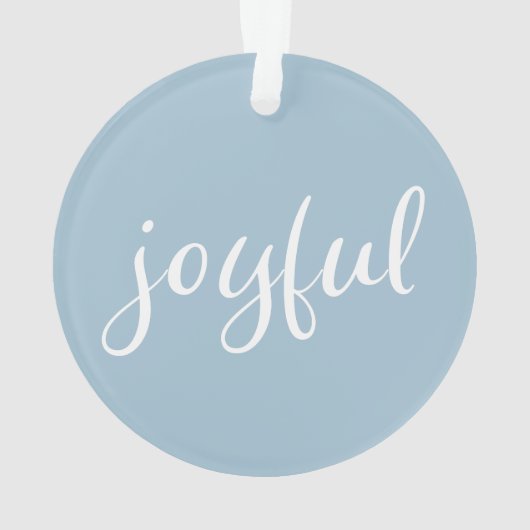 Joyeux Pastel Blue Script Noël (dos)