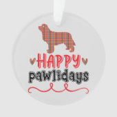 Joyeux Pawlidays | Jeu de mots amusant (devant)