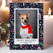 Joyeux Pawlidays Pet Carte photo de vacances