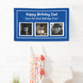 Joyeux père d'anniversaire, Bannière d'anniversair (En situation)