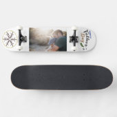 Joyeux Père de la Fête Enfance Photo Skateboard (Horz)