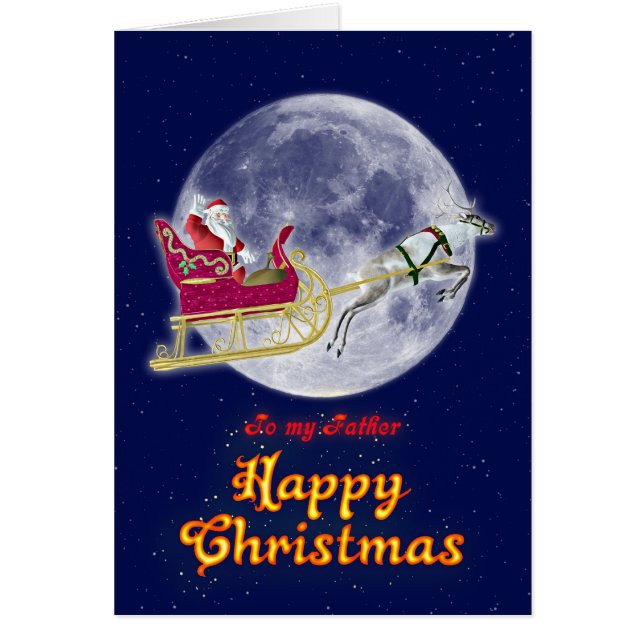 Joyeux Père de Noël, Père Noël dans sa traîne (Devant)