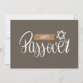 Joyeux Pessa'h | Invitation solide pour Seder Pesa (Devant)