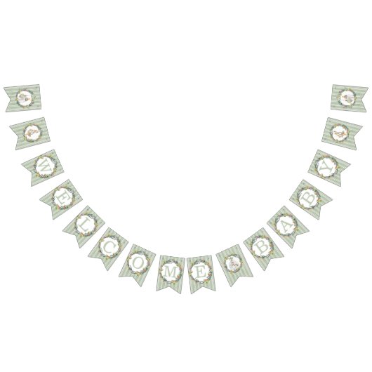 Joyeux petit Baby shower "Welcome Baby" Bannière (Tout)