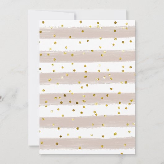 Joyeux petit bébé Invitation de fête (Dos)