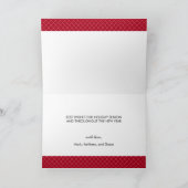 Joyeux petit Carte photo de Noël (Intérieur)