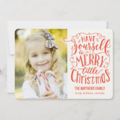 Joyeux petit Carte photo de Noël (Devant)