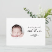 Joyeux petit Carte photo du cercle de Noël (Debout devant)