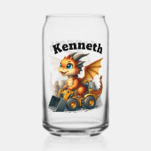 Joyeux petit dragon conduit une crevette (Verso)