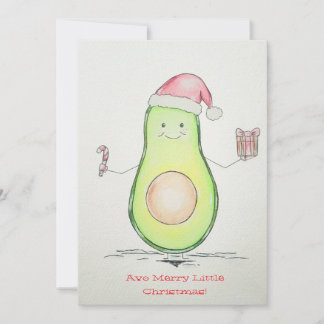 "Joyeux petit Noël Avo" Carte de vœux de Noël