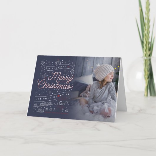 JOYEUX PETIT NOËL / Carte Pliée (Devant)