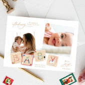 Joyeux petit Noël Faire-part de naissance bébé